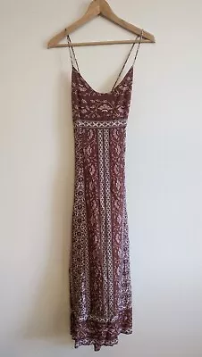 $160 • Buy Tigerlily  Samara Viola Maxi Dress Size 8
