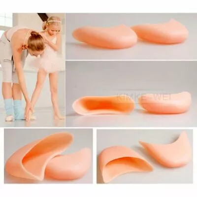 1Pair Gel Pointe Toe Cap Cover Soft Pads Protectors For Pointe Ballet Shoes New • $2.08