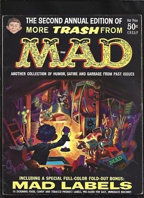 More Trash From Mad #2 Fine  (includes Attached Stickers) 1959 Ec • $97.49