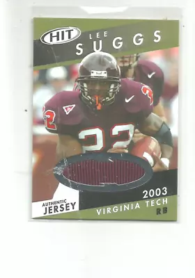 2003 Sage Hit Jerseys #hj11 Lee Suggs • $8