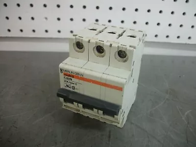 Merlin Gerin C60n Type C Mini Circuit Breaker Mg24469 20amp 480volt 3pole • $29.99