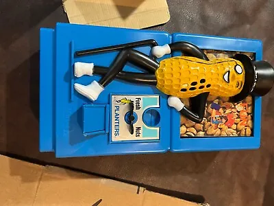 Vintage Tarco Mr. Peanut Dispenser - Coin Operated Vending Machine 1978 • $50