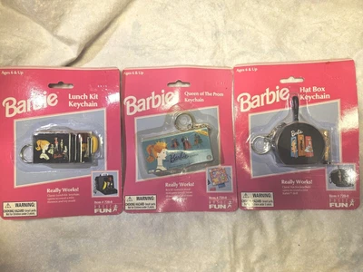 $14.99 • Buy Barbie Keychain Collection NEW NRFB FULL SET Mattel 1999