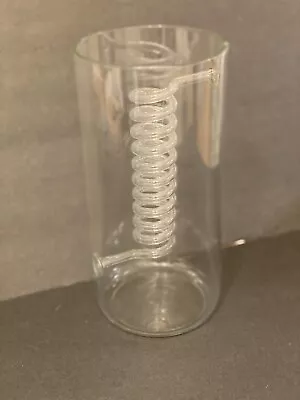 Ikea PS Bambus Ehlen Johansson Clear Glass Spiral Vase Retired Modern 10” • $39.99