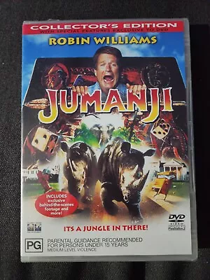 Jumanji DVD Region 4 PAL Brand New Sealed • $9.99