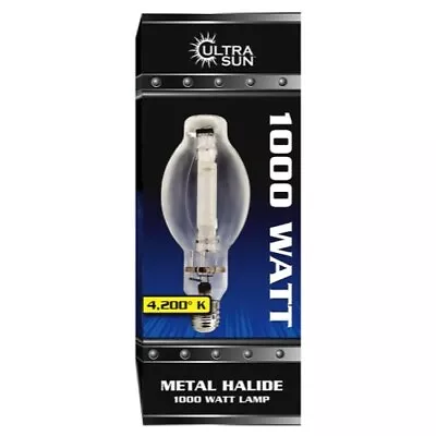 UltraSun 1000W MH Metal Halide 4200K Grow Light Lamp Bulb • $42.99