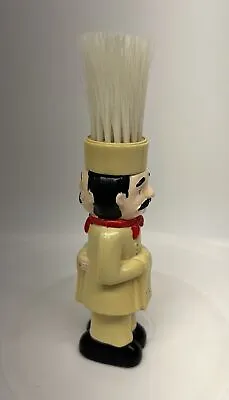 Vintage Pastry Chef  6-1/4” Figurine Basting Brush Double Sided Towel Hat Brush • $15.95