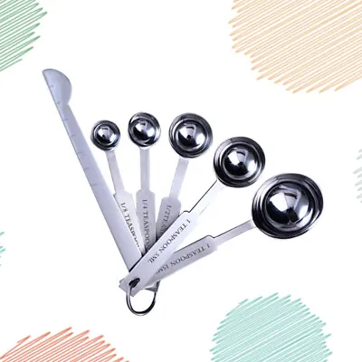 £8.07 • Buy Measuring Jar Measuring Cups Stainless Steel Metal Measuring Spoons And Cups