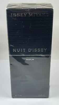 ISSEY MIYAKE NUIT DISSEY 2.5 Oz / 75 Ml PARFUM For Men Brand NEW SEALED • $47.99