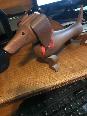 Vintage Hand Carved Dashound Weiner Dog • $8.99