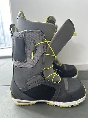 Burton Imperial Imprint 3 Snowboard Boots Grey/Green UK8 Good Condition • £100