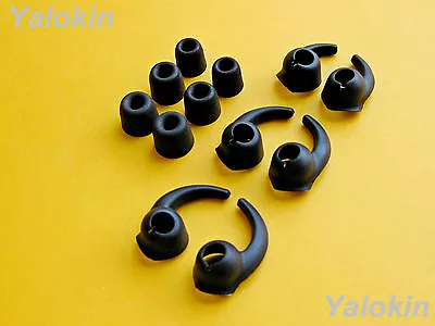 $39.34 • Buy 12pcs (BMF-BSTB) Memory Foam And Stabilizer Eartips For Jaybird X2 Headphones
