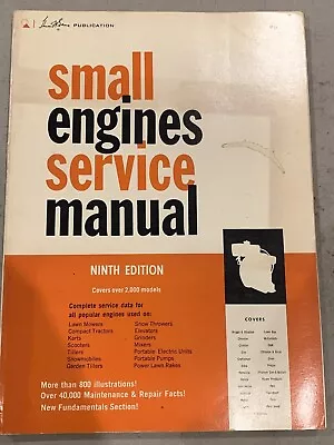 Vintage Small Engines Service Manual Briggs Stratton Honda Kohler Tecumseh • $20