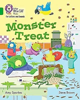 Monster Treat: Band 05/Green (Collins Big Cat Phonics For Letters And Sounds) S • £2.98