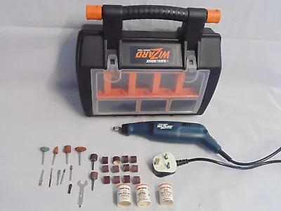 £45 • Buy Black And Decker Wizard Variable Speed Rotary Multi Tool With Case Accessories