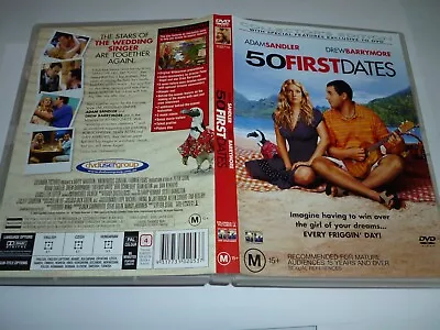 $4.37 • Buy 50 First Dates - Adam Sandler + Drew Barrymore (dvd, M)