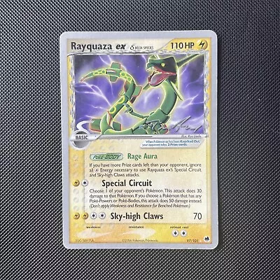 Rayquaza EX Delta Species 97/101 - 2007 Pokemon World Championship Card • $19.99