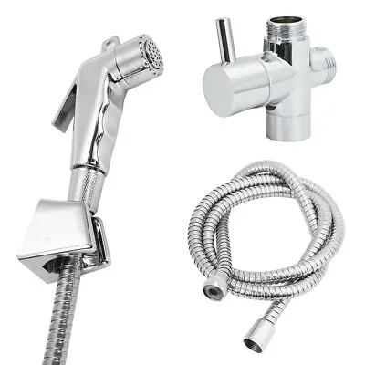 Home Hand Held Shower Head Douche Toilet Bidet Spray Wash Jet Shattaf Diverter • £7.19