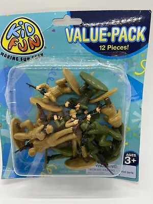 Military Soldiers People Miniatures Set Diorama Recreation 12 Pack Toys • $11.99