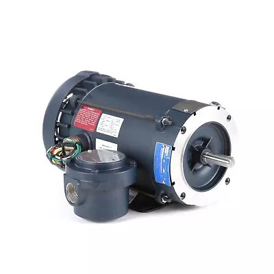 Leeson 116613.00 Electric Motor 1 HP 3450 Rpm 1-PH 115/208-230 Volt 56C Frame • $924.22