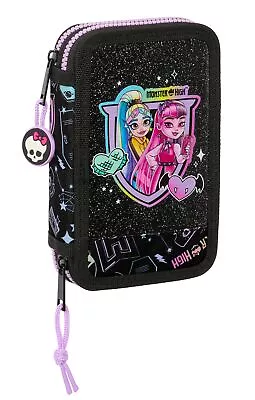 Safta MONSTER HIGH – Children's School Pencil Case Pencil Case With Colours Wi • $35.51