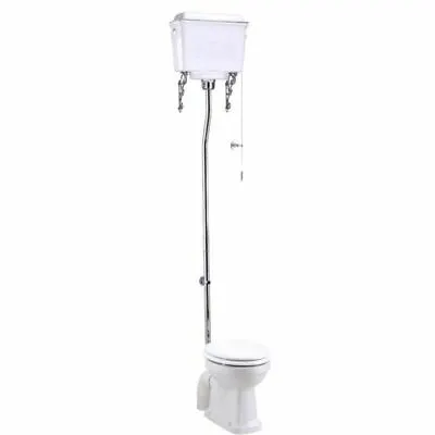 £749.97 • Buy Burlington High Level Traditional Toilet, White Or Aluminium Cistern & Seat