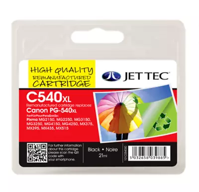 £15.61 • Buy Ink Cartridge Black Fits For Canon PG-540XL MG3150 MG3550 MG3650 MG4250 540XL