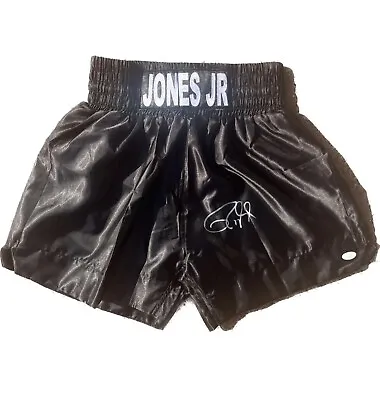 Roy Jones Jr Signed Autographed BLACK Boxing Trunks JSA Auto COA Box Mike Tyson • $139.99