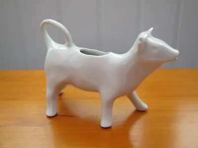 Pillivuyt France Classic Porcelain Cow Creamer  17 Cm Nose To Tail Pours Well • £6.99