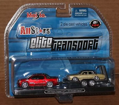 Maisto All Stars Elite Transport 2007 Cadillac Escalade Ext / 1987 Chevy Caprice • $89.95