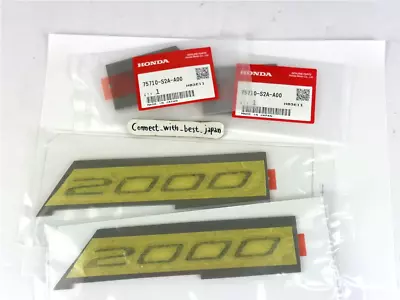 HONDA GENUINE S2000 Side S 2000 Emblem Set 4 Parts 75710 - S2A - A00 X2 75711 X2 • $89.88