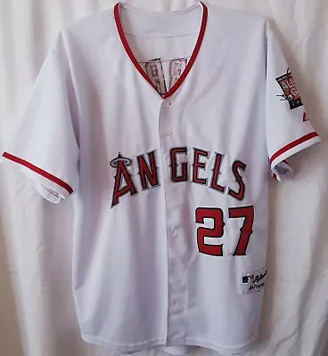 AUTH Majestic MLB 2005 All Star Game Guerrero 27 Jersey American Angels Size 48 • $130.06