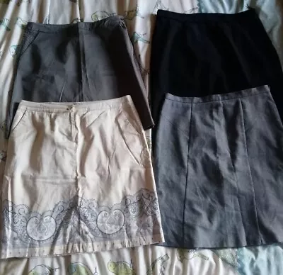 4x Laura Ashley Skirts Size Uk14 Office Work (B)  • £10