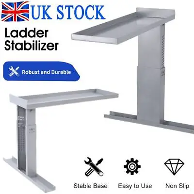 Universal Ladder Leveler Adjustable Ladder Leg Stabilizer Ladder Accessorie UK • £45.96