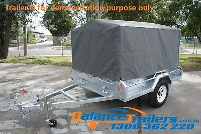 $430 • Buy 7X5 BOX TRAILER CAGE CANVAS COVER TARP 900mm 3 FOOT