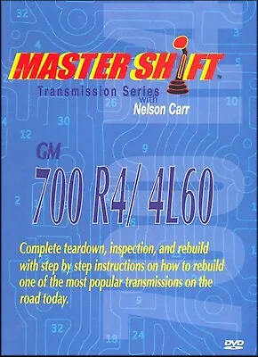 Master Shift GM 700R4 4L60 (4L600) Transmission DVD • $35.95