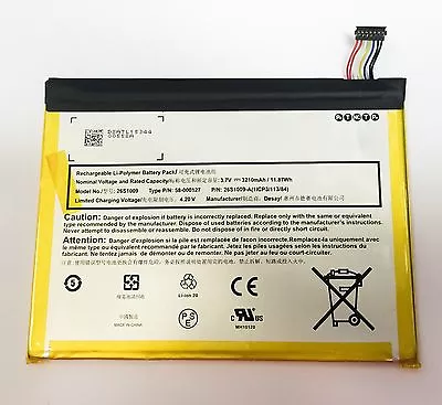 DSATL15356 26S1009 Amazon Kindle Fire HD 8 SG98EG 3210 MAh Original Battery • $10.99