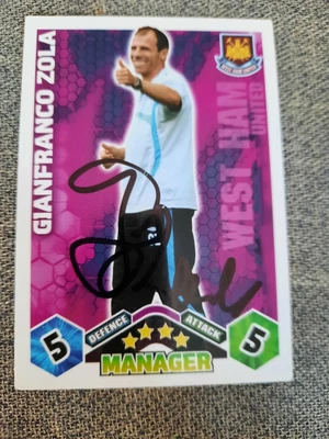 £7.99 • Buy Signed Gianfranco Zola West Ham United Football Match Attax Card 2009/10