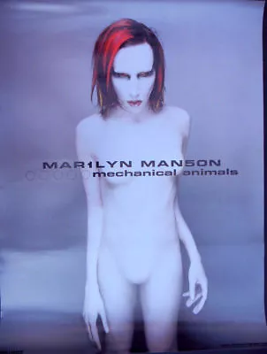 Marilyn Manson 2 U.s. Promo Posters:  Mechanical Animals & 1998 Spin Magazine   • $24.24