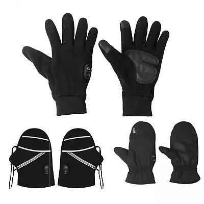 Electric Heated Gloves Heating Motorcycle Gloves With Digital Display Washable • $82.25