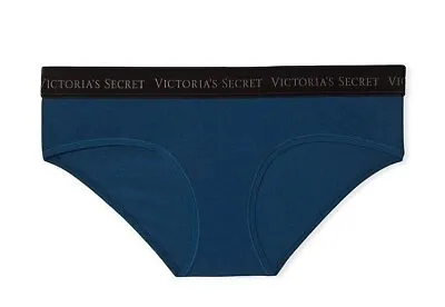 Victorias Secret VS COTTON Ribbed Cotton Hiphugger Panty X-Large Navy NWT • $14.99