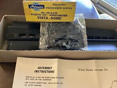 HO Athearn YELLOW BOX 1956-63 Undecorated  VISTA-DOME Car Kit NOS AK-5 • $12.50