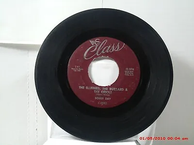 Bobby Day-(45)-the Bluebird The Buzzard & The Oriole/alone Too Long-class- 1959 • $18.99