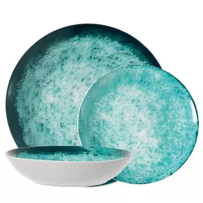 $139.99 • Buy Ambrosia Reef 12 Piece Dinner Set Teal