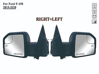 Pair Right And Left Side Mirror Power Heated With Lamp For 15 To 2020 Ford F-150 • $150.99