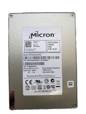 Micron MTFDDAK256MAZ-1AE1ZABDA 256 GB SSD SATA III 2.5  0PCXK6 • £24.99