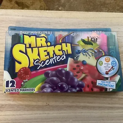 Mr.Sketch Scented Marker Set 12/Pkg Chisel  Tested All Work • $9.99