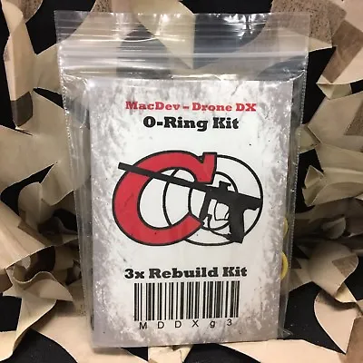 NEW Captain O-Ring Complete COLORED Kit 3x Rebuild (Bag) - MacDev Drone DX • $15.95