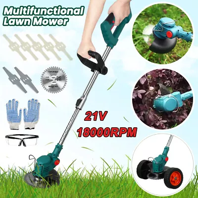 Electric Cordless Grass Trimmer Strimmer Garden Lawn Edger Cutter Machine Body • £36