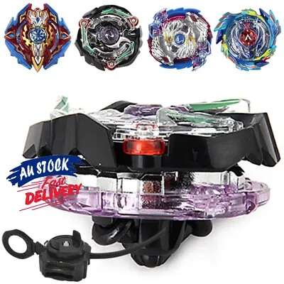 Fusion 4D Set Launcher Grip Metal With Rapidity Fight Master Rare Top Beyblade • $13.99